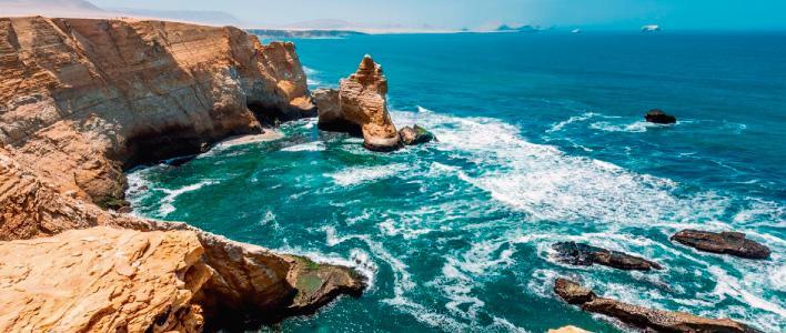 Aquamarine Paracas Beach Hostal Exterior foto